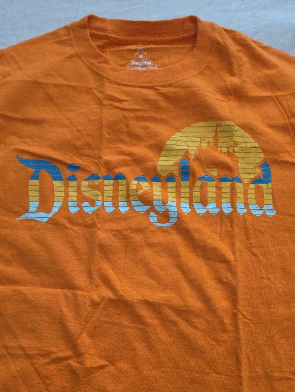 Disney Orange Disneyland Resort/Walt Disney World Logo Tee